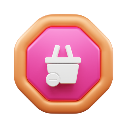 Eliminar del carrito  3D Icon