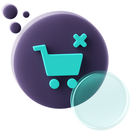 Eliminar del carrito  3D Icon