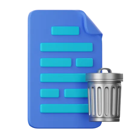 Eliminar informe  3D Icon