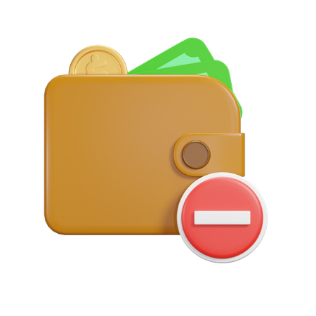 Eliminar pago  3D Icon