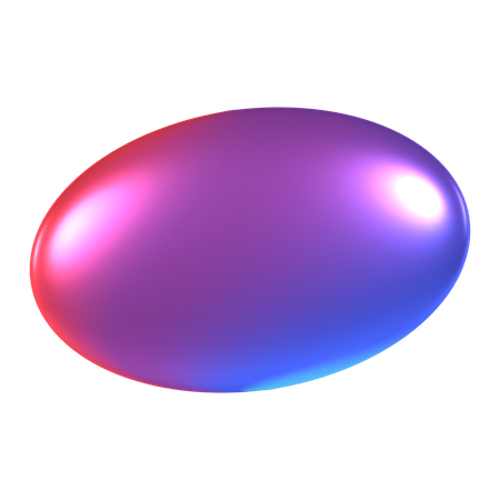 Elips  3D Icon