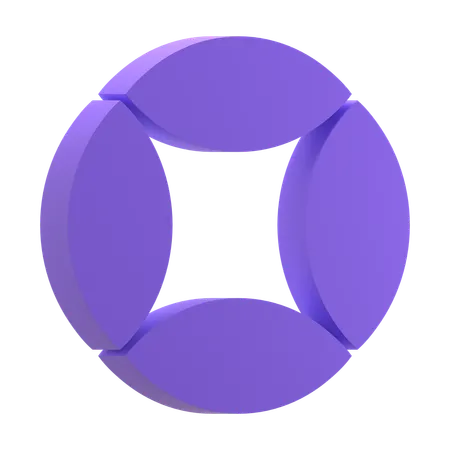 Elipse Circle  3D Icon