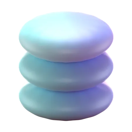 Elipse stack  3D Icon