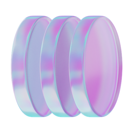 Elipse tripla  3D Icon