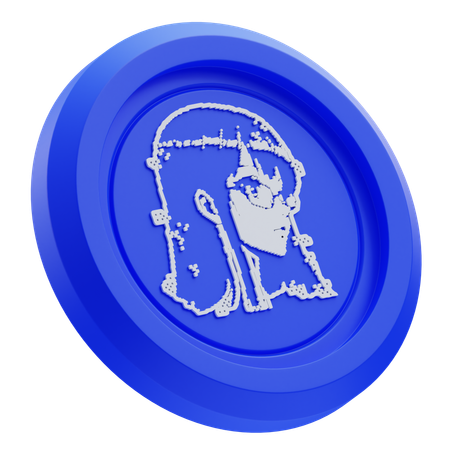 Criptomoneda de elizaos  3D Icon