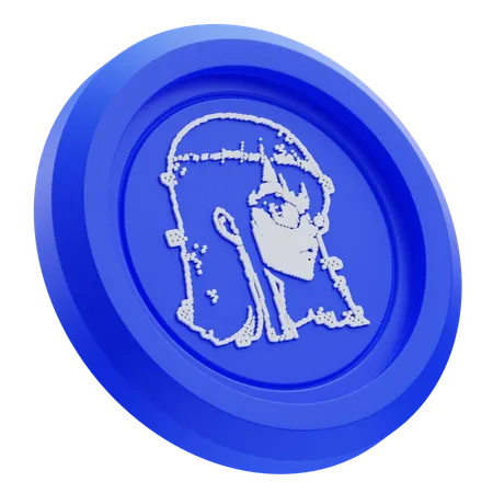 ElizaOS Cryptocurrency  3D Icon