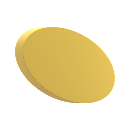 Ellipse  3D Icon