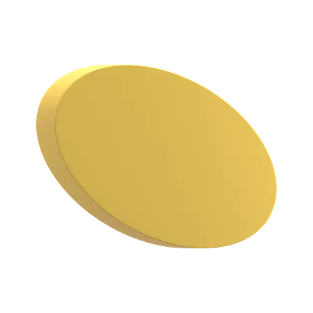 Ellipse  3D Icon