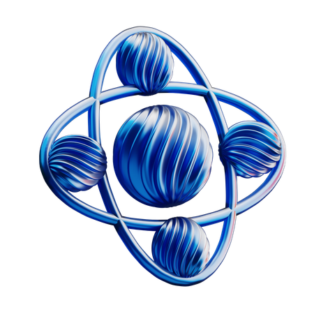 Ellipse Knot Shape  3D Icon