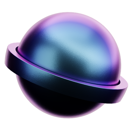 Ellipsenform  3D Icon