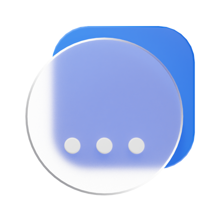 省略記号  3D Icon