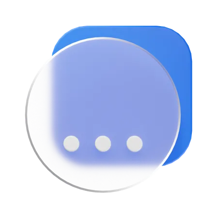 省略記号  3D Icon