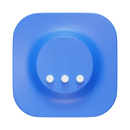 省略記号  3D Icon