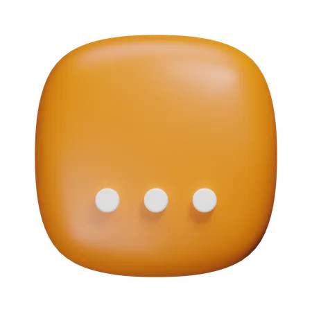 省略記号  3D Icon