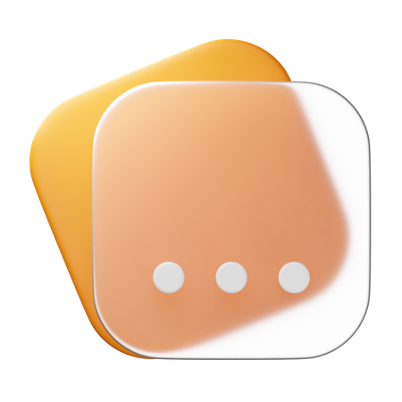 省略記号  3D Icon