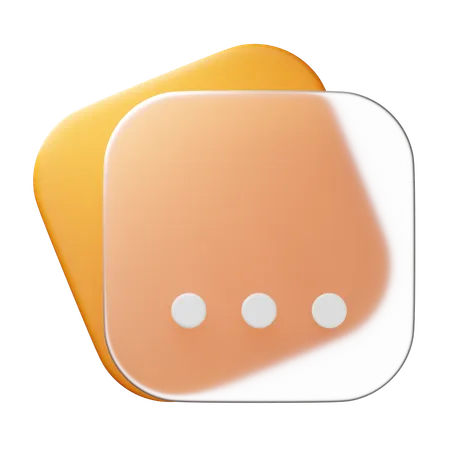 省略記号  3D Icon