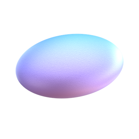 Ellipsoid  3D Icon
