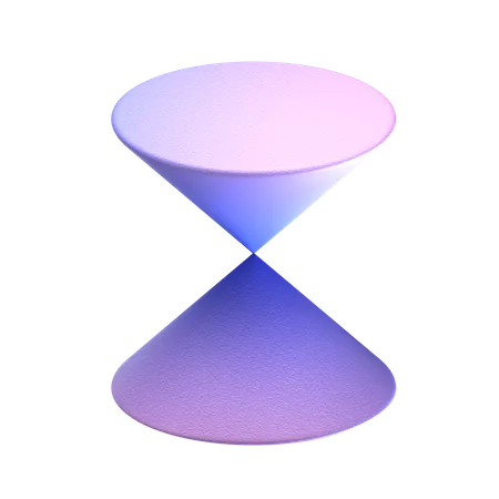 Elliptic Cone  3D Icon