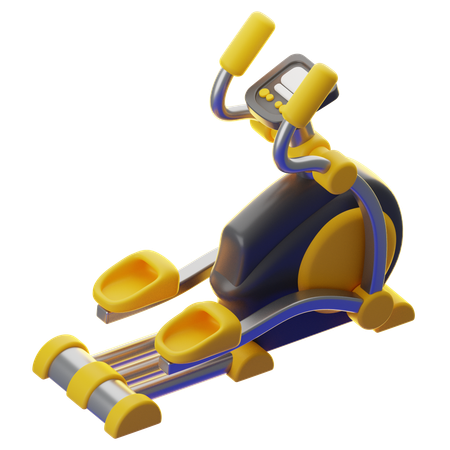 エリプティカルマシン  3D Icon