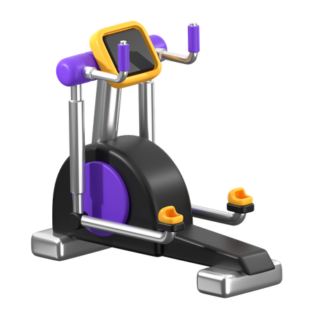 Elliptical Machine  3D Icon