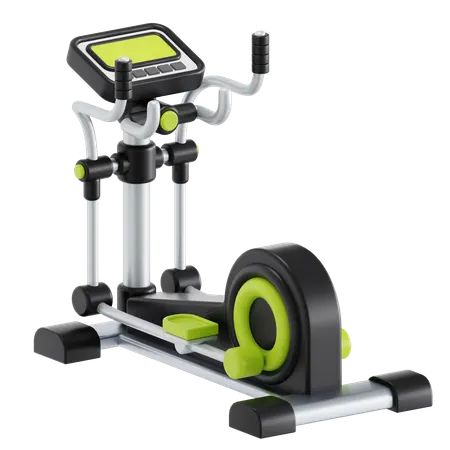 Elliptical machine  3D Icon
