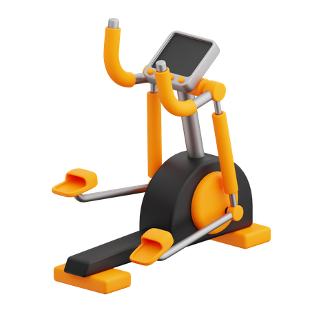 Elliptical Machine  3D Icon