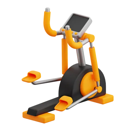 Elliptical Machine  3D Icon