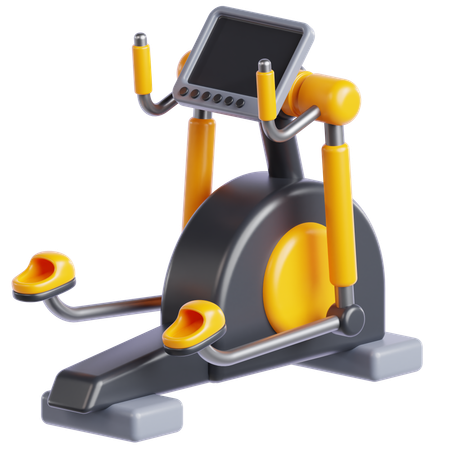 Elliptical Machine  3D Icon