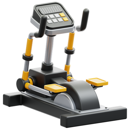 Elliptical Machine  3D Icon