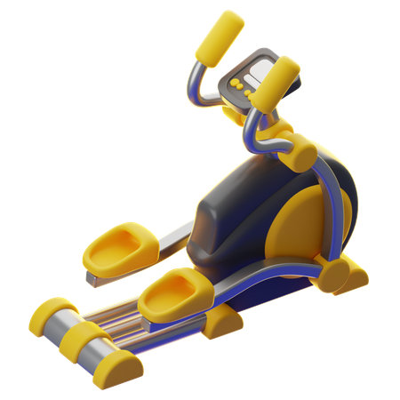 Elliptical Machine  3D Icon