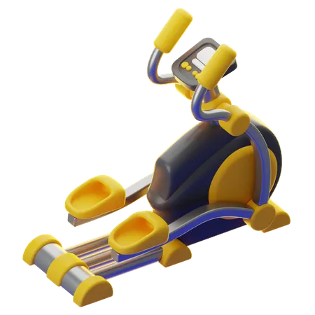 Elliptical Machine  3D Icon