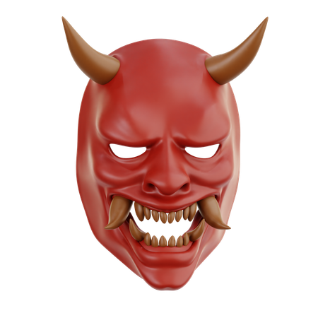 Máscara de oni  3D Icon