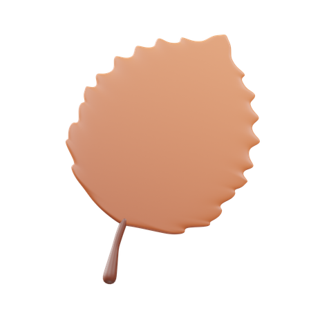 ELM LEAF  3D Icon