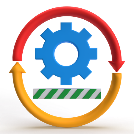 Em andamento  3D Icon