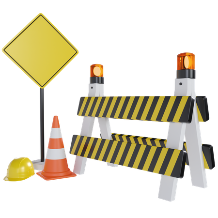 Em construção  3D Icon