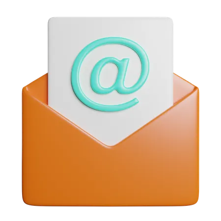 Email Message Letter 3D Icon