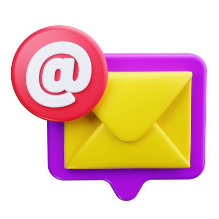 이메일  3D Icon