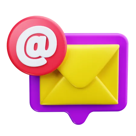 이메일  3D Icon
