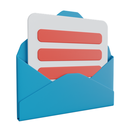 Email  3D Illustration