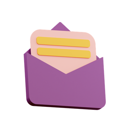 Email  3D Illustration