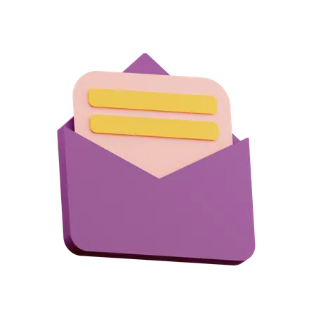 Email  3D Illustration