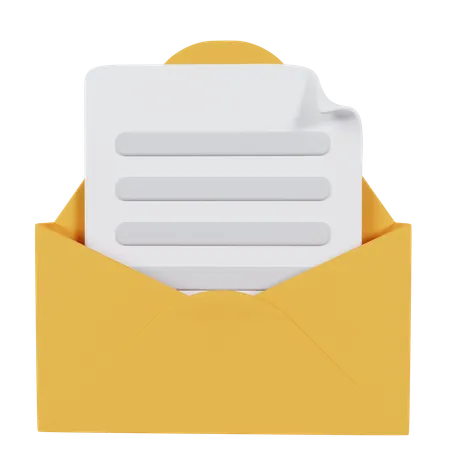 Email 3D Icon