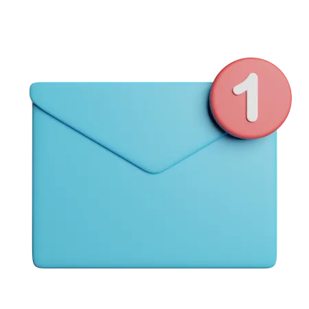 Email Letter Inbox 3D Icon