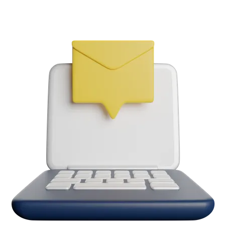 Email Support Message 3D Icon