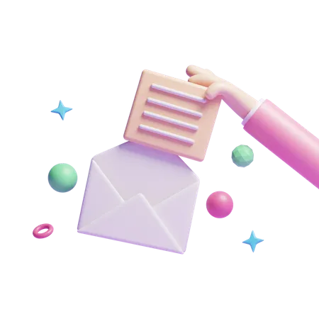 3 D Received Business Email Concept Icon Or 3 D Send Business Email For Client 3D Icon