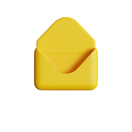 Abrir e-mail  3D Icon