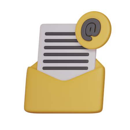Email ADDRESS  3D Icon