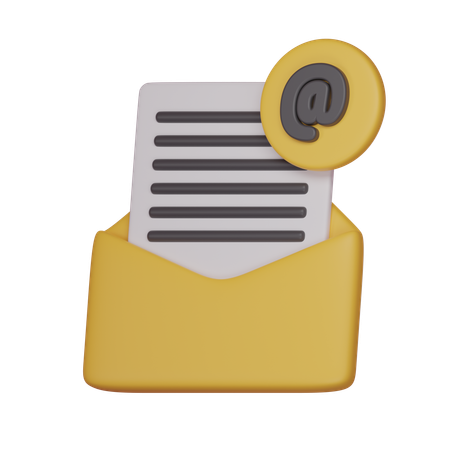 Email ADDRESS  3D Icon