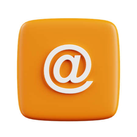 Email Address  3D Icon