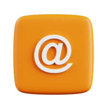 Email Address  3D Icon